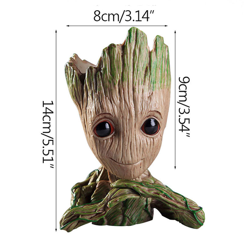 Charming Groot Desk Buddy - Mini Tree Man Decor