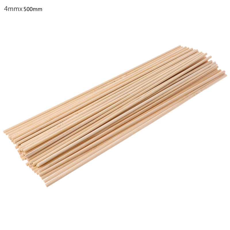 50 PCS Eco-Friendly Bamboo Plant Support Sticks - Durable Flower & Vegetable Stakes for Climbing Plants