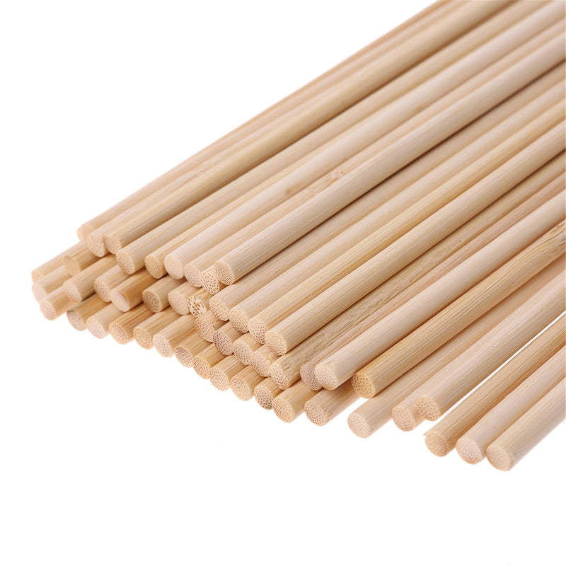 50 PCS Eco-Friendly Bamboo Plant Support Sticks - Durable Flower & Vegetable Stakes for Climbing Plants