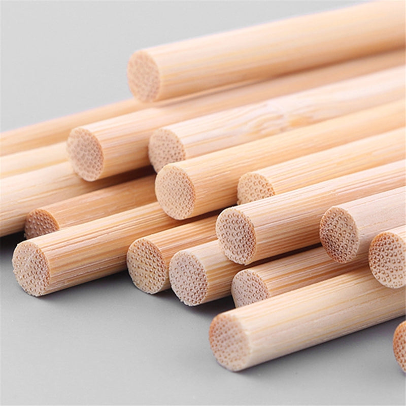 50 PCS Eco-Friendly Bamboo Plant Support Sticks - Durable Flower & Vegetable Stakes for Climbing Plants